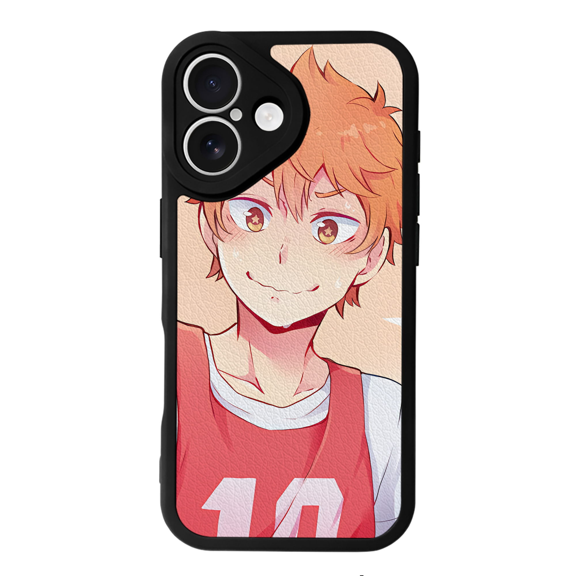 （画像用） ハイキュー!! Haikyu!! 【iPhone 16シリーズ対応】シリコンスマホケース（レザー調） 材質：シリコン